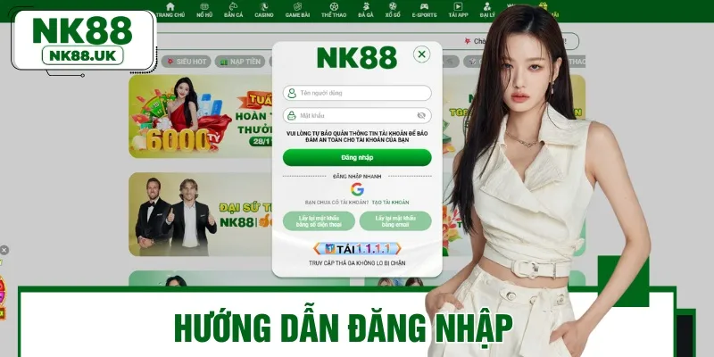 Cách đăng nhập tài khoản bắt đầu trải nghiệm ngay lập tức